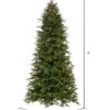 9′ Douglas Fir Slim Christmas Tree w/1600 Low Voltage 3mm Lights